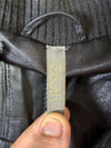 Vintage South Black Leather Bomber Jacket Jacket (S)