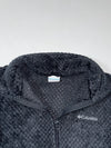 Columbia Black Textured Sherpa Fleece Full-Zip Jacket Women’s (L)