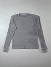 Polo Ralph Lauren Grey Waffle Knit Thermal Long Sleeve (M)