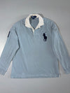 Polo Ralph Lauren Big Pony Rugby Long Sleeve Shirt Grey (M)