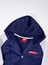 Dickies Navy & Grey Varsity Hoodie Jacket – Button-Up, (L)
