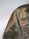 ZUltra Premium Vintage RARE Flight Jacket Pure Leather (L)