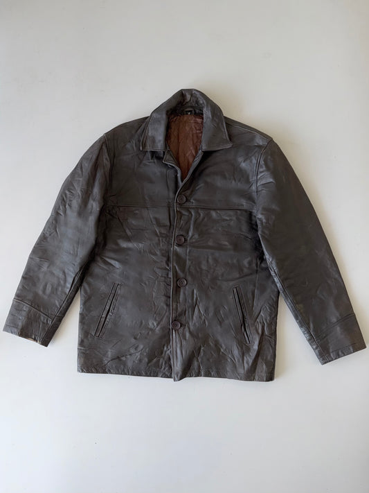 !                    Super Premium Original Leather Coat (M)