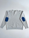 Lacoste Light Grey Knit Crewneck Sweater (M)