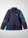 Black Yak Peak Colorblock Quarter Zip Fleece Jacket Purple Blue Size  (M)