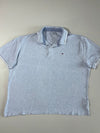 Tommy Hilfiger Polo Shirt Heather Grey Tipped Collar Men’s Size (3XL)
