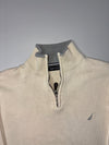 Nautica | Quarter-Zip Sweater Cream (M)