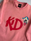 KiD Just Kidding Pink Graphic Crewneck Sweatshirt | Size (M)