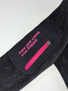 Kappa Black & Pink Half-Zip Fleece Pullover (XS)