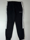 Adidas Originals | Black Trefoil Taped Side Stripe Joggers | (W:33) (L:40)