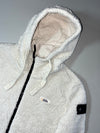 National Geographic | Cream Sherpa Zip-Up Hoodie | (S)