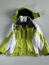 Spyder Neon Green Ski Jacket (Detechable Hood) (M)