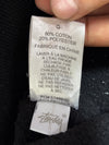 Stüssy Stock Logo Embroidered Black Crewneck Sweatshirt (L/XL)
