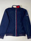 Tommy Jeans Flag Logo Full-Zip Harrington Jacket – Navy (M)