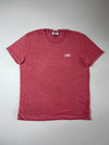 Tommy Jeans Regular Fit Maroon Heather V-Neck T-Shirt (2Xl)