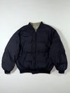 Reversible Black to Olive Green MA-1 Puffer Bomber Jacket  (XL)