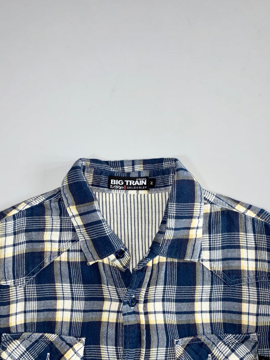 Big Train Osaka Plaid Flannel Shirt  (S/M)