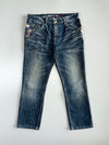 Jizo “Karashishi & Peony” Fully Embroidered Japanese Denim Pants (W:34|L:38)