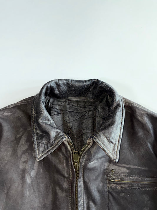 Chevignon Premium Original Leather Jacket (XL)