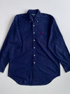 Polo Ralph Lauren Blake Fit Solid Button-Down Shirt Navy (2XL)