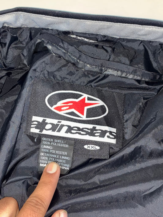 Alpinestars “Astars” Script Mesh Riding Jacket – Black/Grey Sholder padded (2XL)