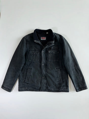Levi’s Faded Black Sherpa-Collar Workwear Jacket (XL/2XL)
