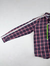 Vintage Gap Navy Red Plaid Flannel Shirt (L)