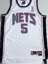 Reebok NBA New Jersey Nets Jason Kidd #5 Jersey – White (XL/2XL)