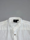 SU Straight Up Linen Band Collar Shirt (Xl)
