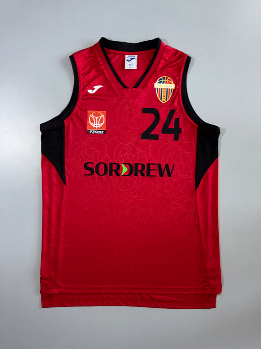 Joma | Polonia Bytom Basketball Jersey #24 | Red/Black (L)