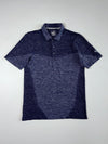 Puma Golf Navy Heather Seamless Knit Polo (M)