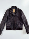 Con Bipel Vera Pelle Suede Bomber (Italian) Jacket (S)