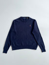 Polo Ralph Lauren Navy Multicolor Pony Crewneck Knit Sweater (S)