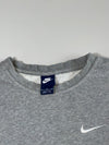 Nike Essential Swoosh Crewneck Sweatshirt – Heather Grey (M)