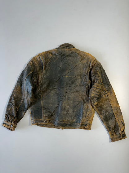 ZSuper Premium Rare Vintage Original Leather Jacket (L/XL)