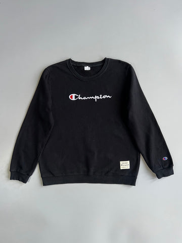 CHAMPION Script Logo Crewneck (M)