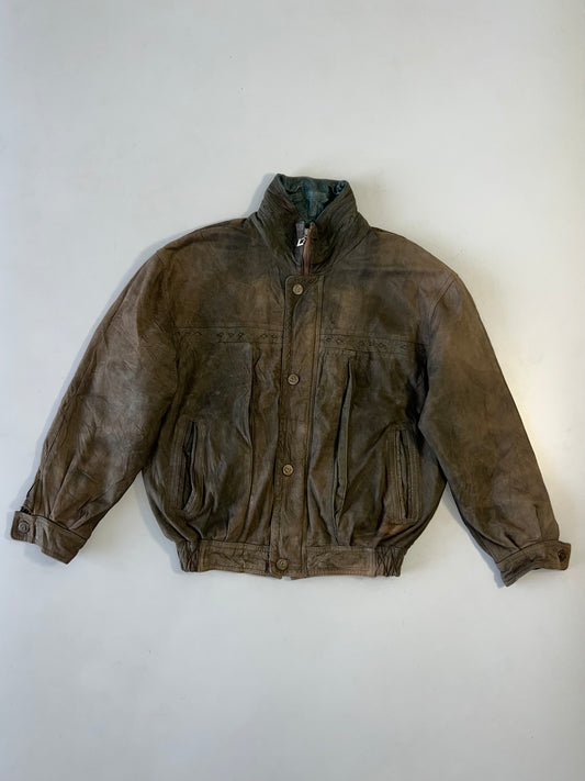 !                                                                                                                                                                                               Super Premium Original Leather Jacket (RARE) Made in Spain (XL)