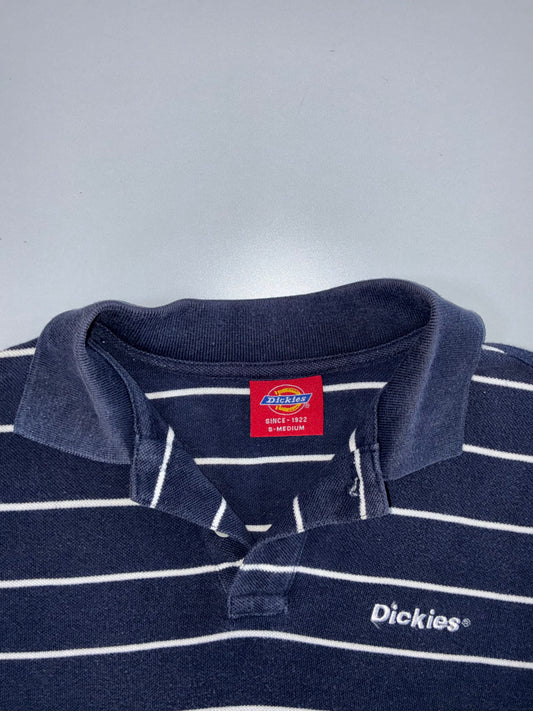 Dickies | Striped Pique Polo | Navy/White (S)