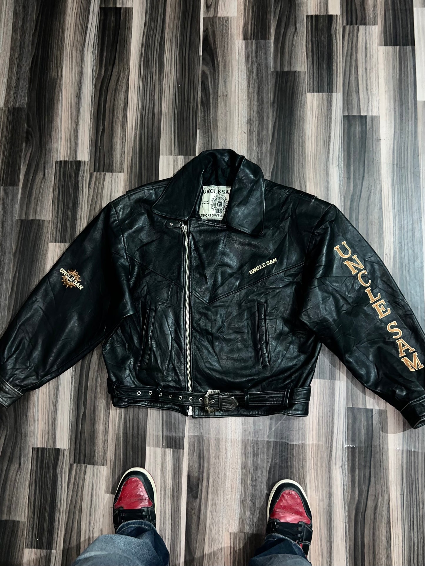 ZUncle SAM Original Leather Jacket (RARE) (L/Xl)