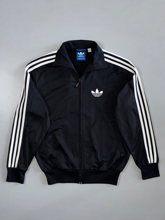 Adidas Originals Trefoil 3-Stripe Firebird Polyester Track Jacket Black (M)