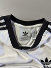 Adidas Originals 3-Stripes Trefoil Ringer T-Shirt – White/Black (S)