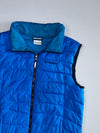 Columbia Sportswear Quilted Puffer Vest | Royal Blue Zip-Up Outdoor Gilet (M/L)