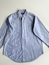 Ralph Lauren Oxford Shirt — Blue/White Micro Weave (2Xl)