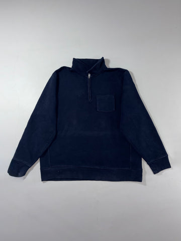Gap Navy Quarter Zip Sweatshirt (2XL)