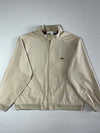 Izod Lacoste Plaid-Lined Harrington Jacket Tan/Khaki  (L/XL)