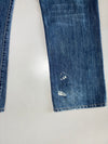 Lacoste Blue Distressed Straight Denim (W:36|L:44)
