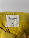 Abercrombie & Fitch Varsity Crest Yellow Fleece Shorts (W:30) (L:18)