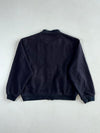 Vintage 90s Polo by Ralph Lauren Wool Bomber Jacket – Black with Red Pony (2XL)