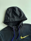 Nike NBA Embroidered Full Zip Hoodie Navy Gold (S)