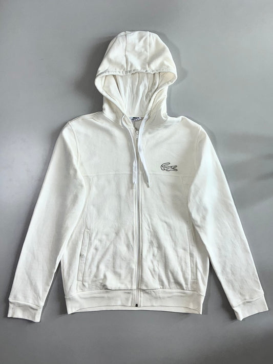 Lacoste Sport Tonal Crocodile Full-Zip Hoodie (L)